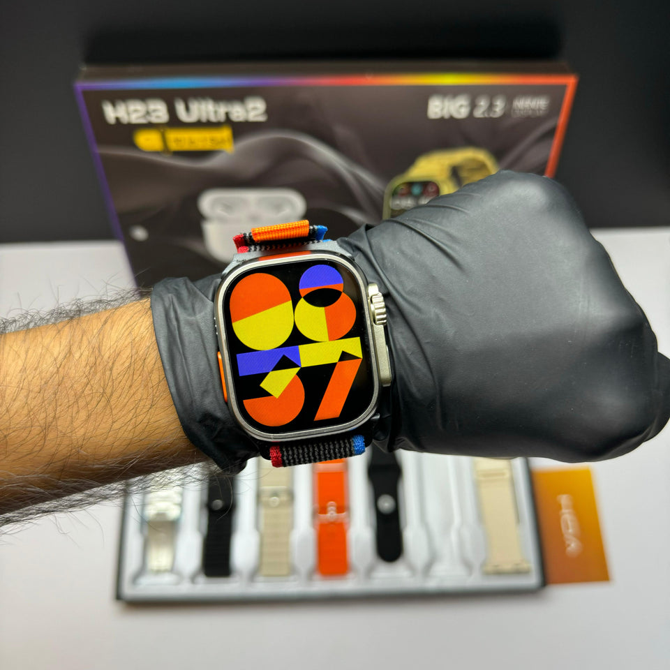 "H23 Ultra 2 Smartwatch 10-in-1 + Free Airpods"