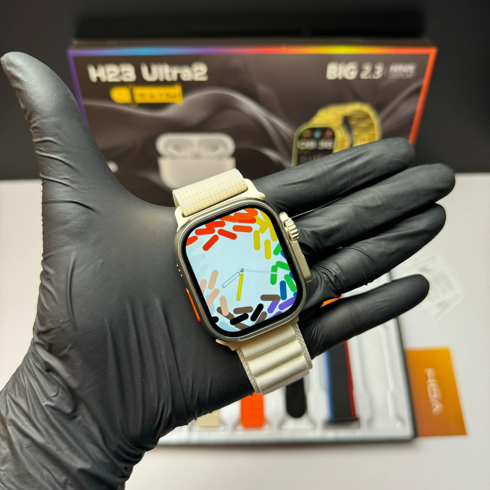 "H23 Ultra 2 Smartwatch 10-in-1 + Free Airpods"