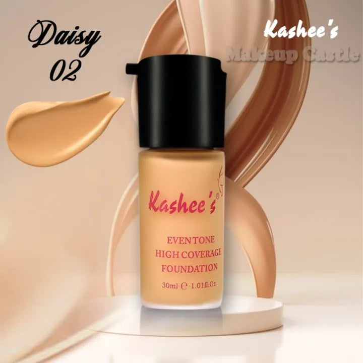 "Kashees High-Coverage 24H Foundation – 45ml"