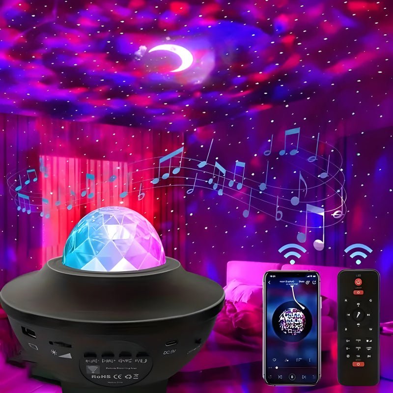 2 in 1 Galaxy projector with Bluetooth speaker