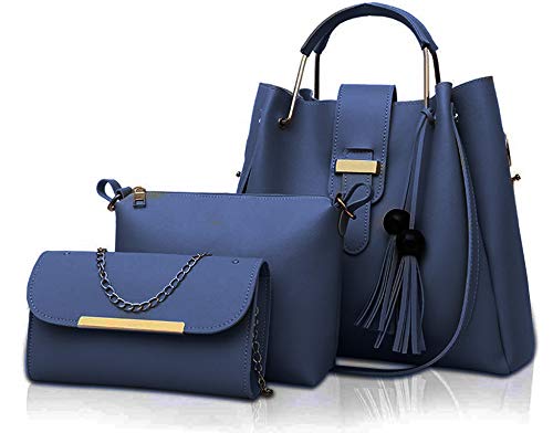 "3-Piece Ultimate Leather Handbag Set"