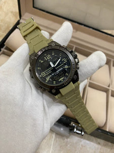 Double time Sport watches new model stainless steel 3 colors available