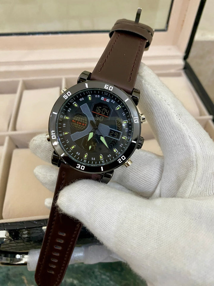 Double time Sport watches new model stainless steel 3 colors available