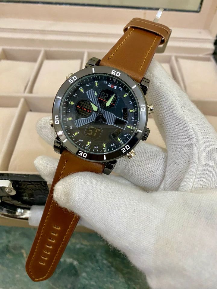 Double time Sport watches new model stainless steel 3 colors available