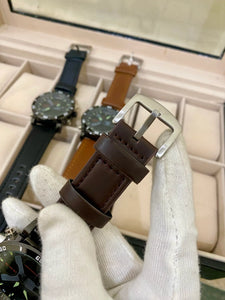 Double time Sport watches new model stainless steel 3 colors available