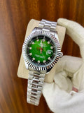 Rlx AAA Date stainless steel waterproof watch.