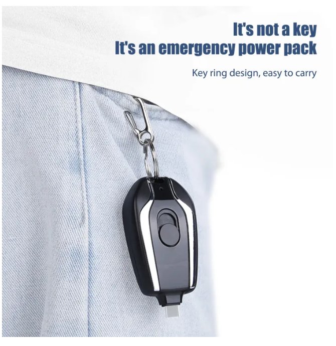 1500 MAH Portable Keychain charger