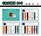 "CROWN 8+1 Smartwatch & Airbuds Combo"