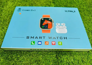 "CROWN 8+1 Smartwatch & Airbuds Combo"