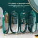 "Foldable Jewelry Organizer with Mirror - 4 Doors, 153 Holes"